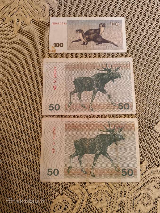 Banknotai Talonai Vagnorkes Originalai - Apyvartin - nuotraukos Nr. 2