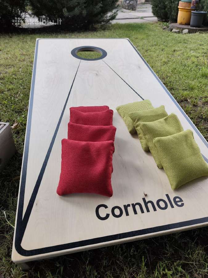 Irklenčių Cornhole Jenga dviračių laikiklio nuoma - nuotraukos Nr. 8