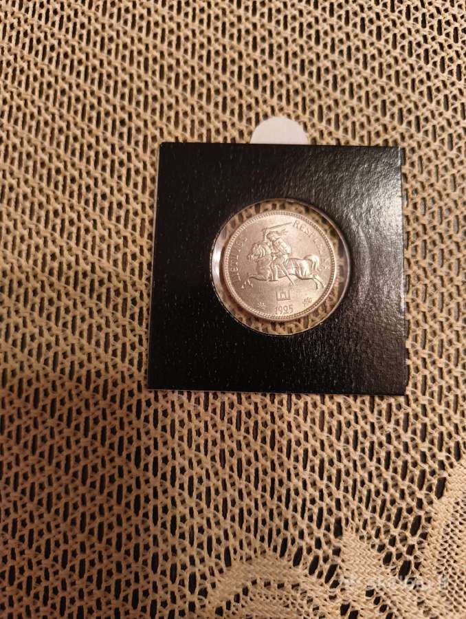 2 Litų 1925 m. Labai Gero Stovio. Unc - Su Kalykl - nuotraukos Nr. 2
