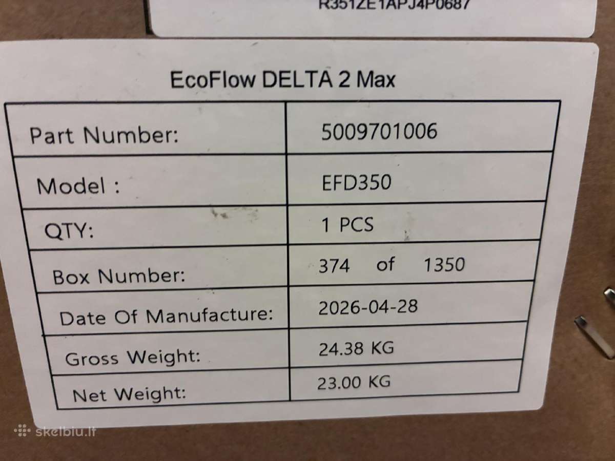 Ecoflow Delta 2 Max - nuotraukos Nr. 2