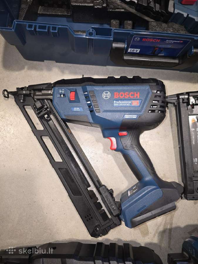 Bosch Gnh 18v-64 Md Viniakales Gnb 18v-38 - nuotraukos Nr. 3