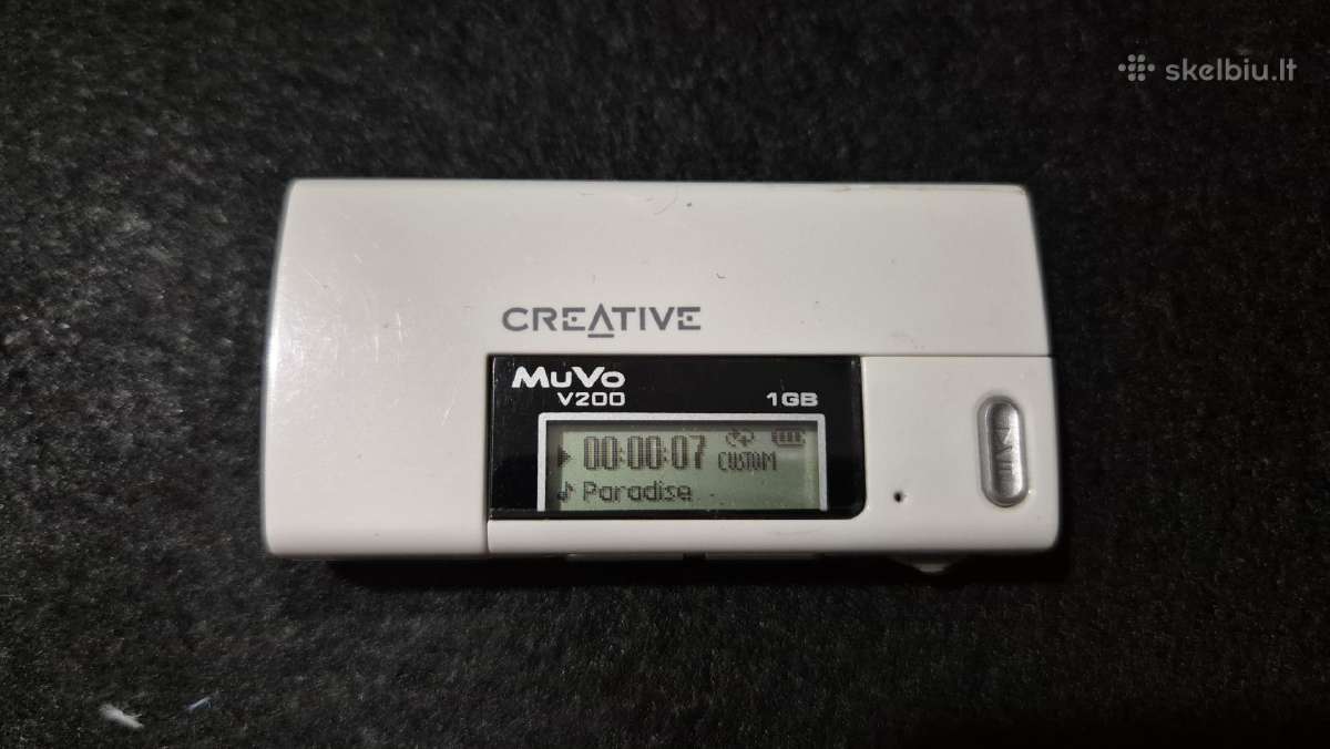 Creative Muvo V200 1gb mp3 grotuvas - nuotraukos Nr. 2