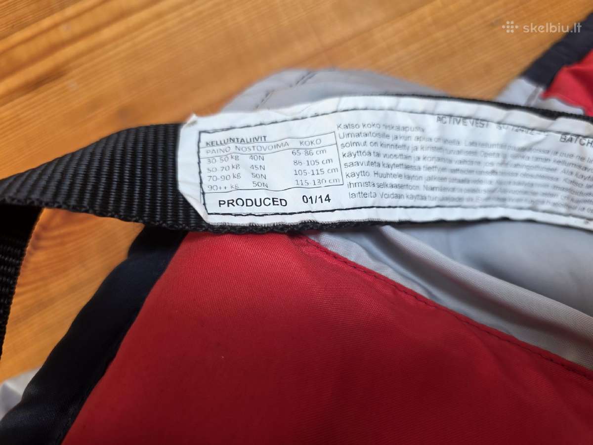 Gelbėjimosi liemenė 50-70 kg - nuotraukos Nr. 4