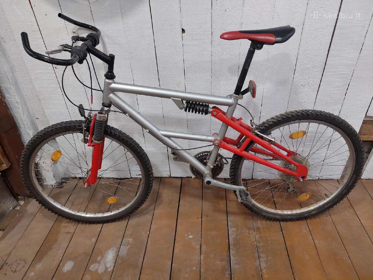 Vintažinis 26" MTB dviratis (Full Suspension) - nuotraukos Nr. 2