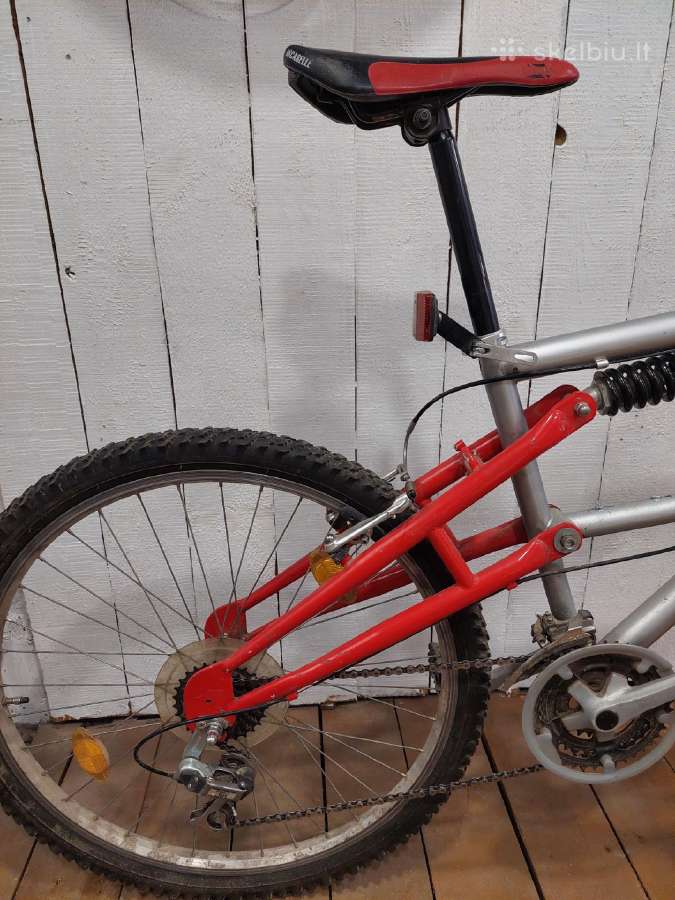 Vintažinis 26" MTB dviratis (Full Suspension) - nuotraukos Nr. 6