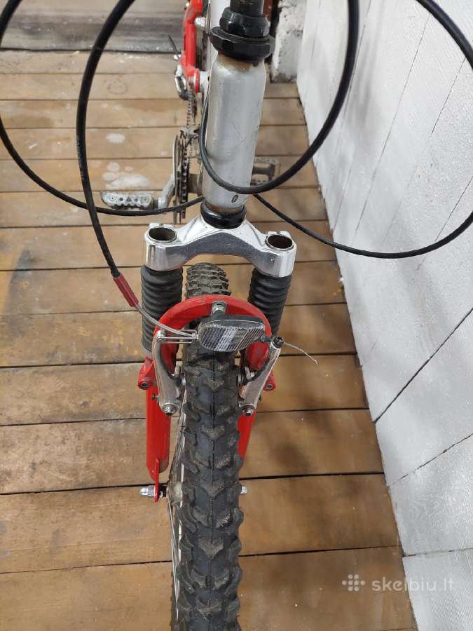 Vintažinis 26" MTB dviratis (Full Suspension) - nuotraukos Nr. 8