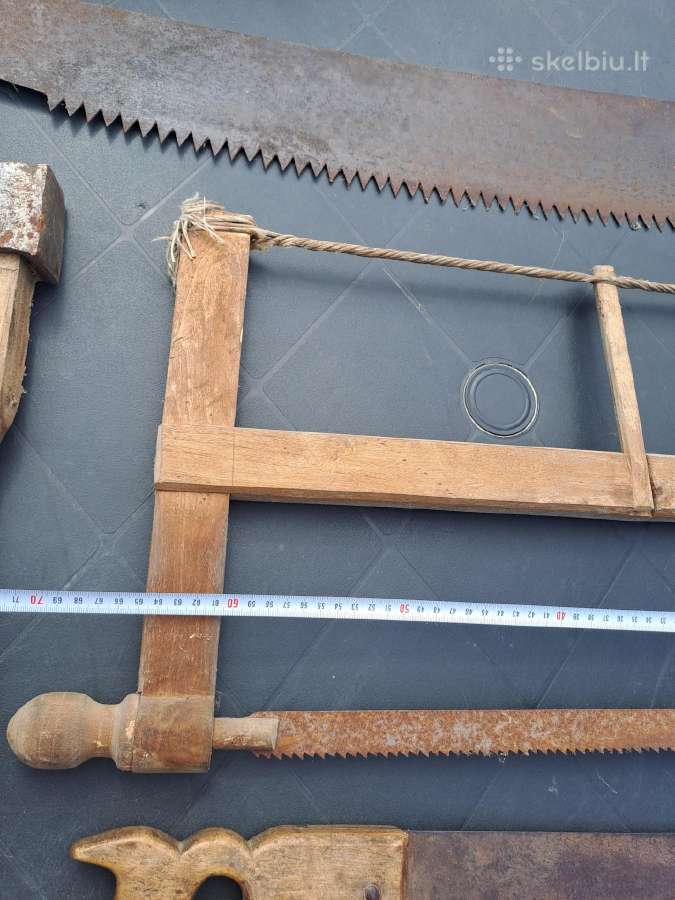 Antikvarinis pjuklas ranku darbas - nuotraukos Nr. 2