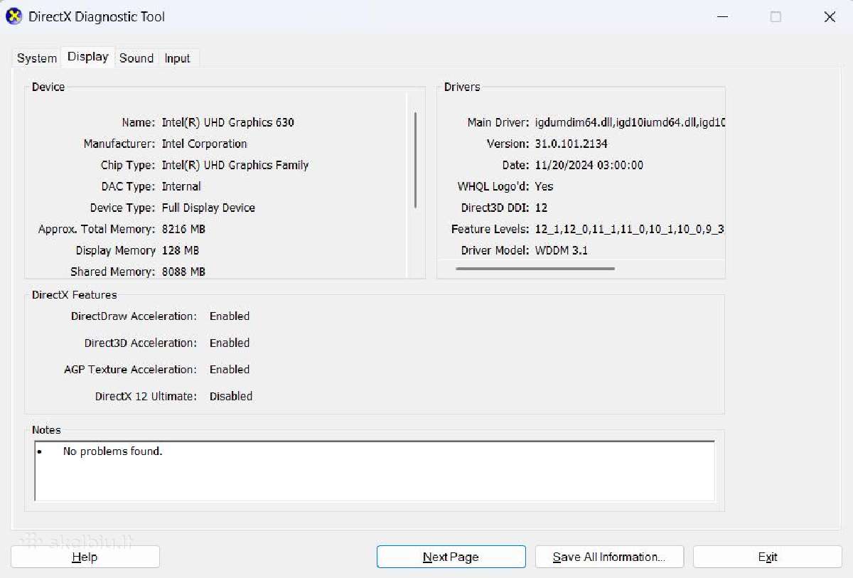 Dell Latitude 5591 i5-8300h - nuotraukos Nr. 9