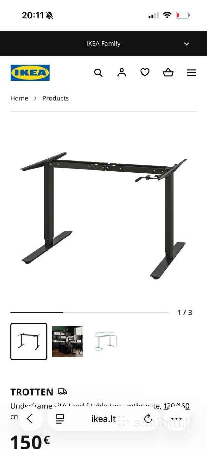 „ikea“ darbo stalas - nuotraukos Nr. 3