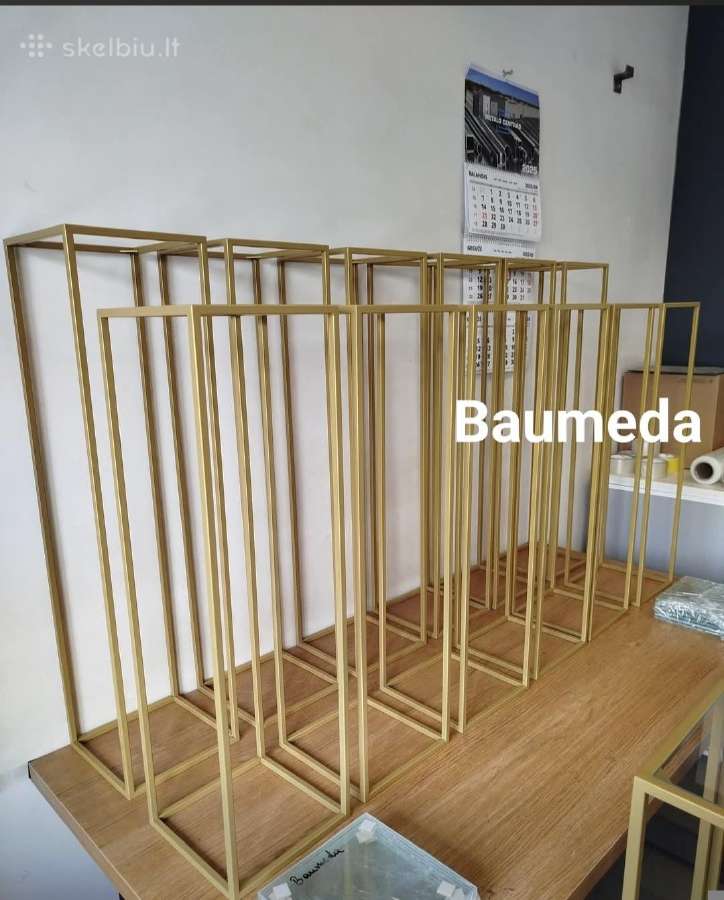 Metalinės dekoracijos,metaliniai baldai - nuotraukos Nr. 22