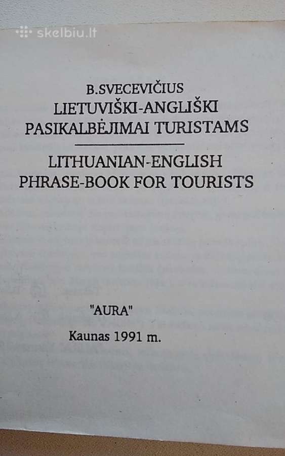 Lietuviški-angliški pasikalbėjimai turistams - nuotraukos Nr. 2