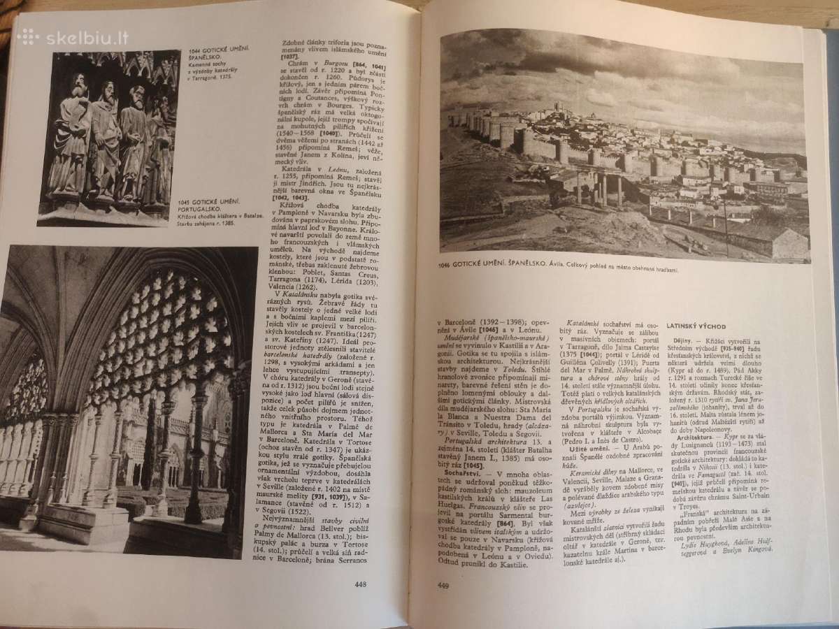 Viduramžių menas – Larousse 1969m. - nuotraukos Nr. 5