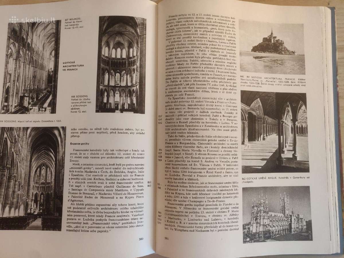 Viduramžių menas – Larousse 1969m. - nuotraukos Nr. 6