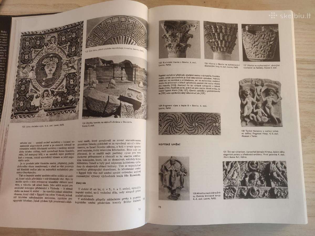 Viduramžių menas – Larousse 1969m. - nuotraukos Nr. 9