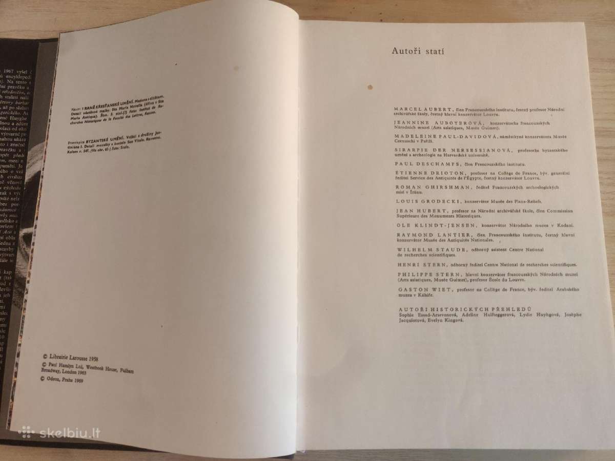Viduramžių menas – Larousse 1969m. - nuotraukos Nr. 3