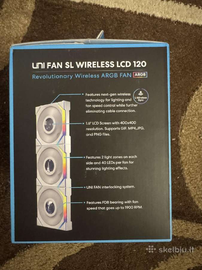 Parduodu fan su LCD nauji.Vilnius - nuotraukos Nr. 3