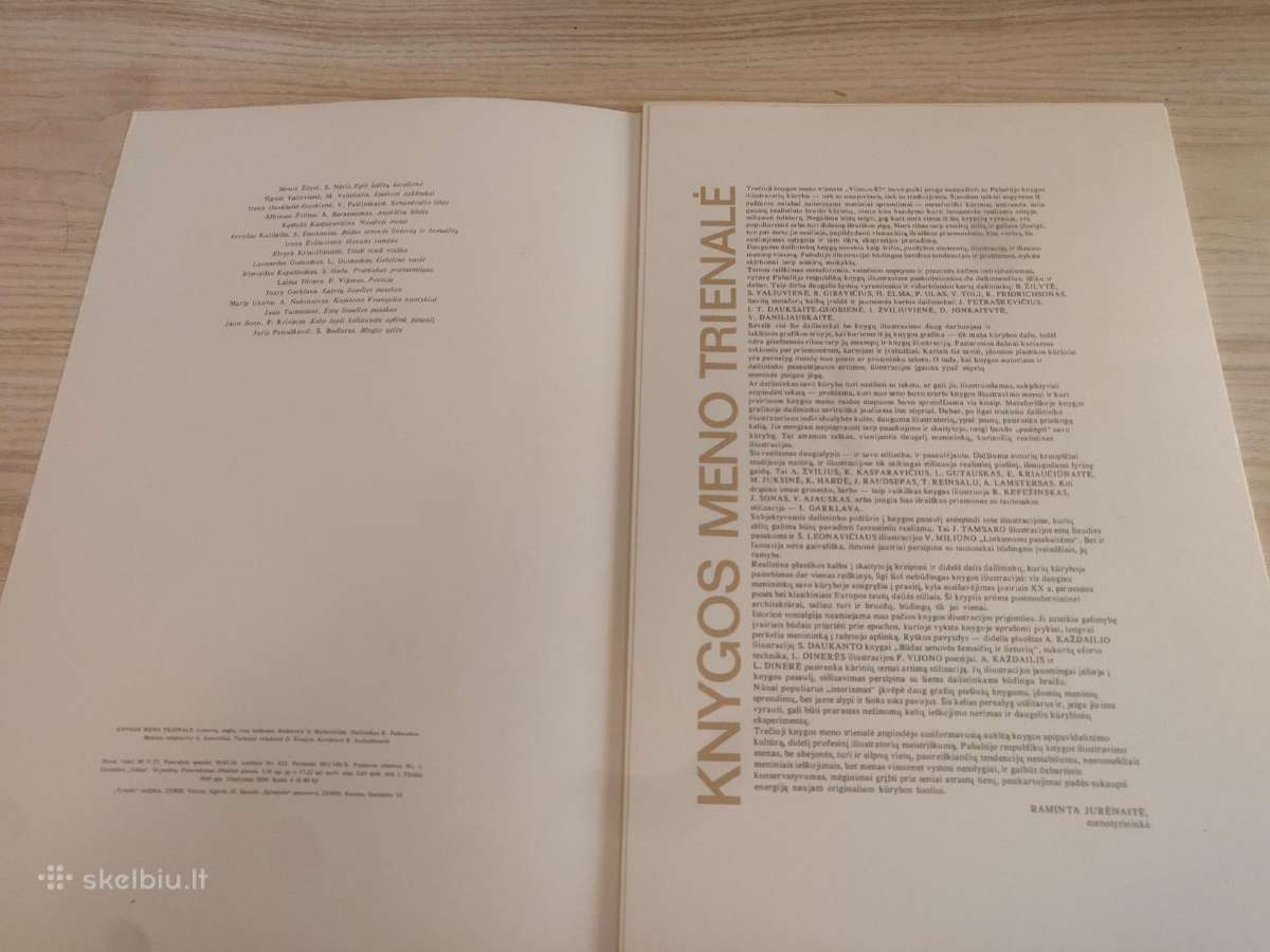 Knygos Meno Trienale Vilnius 87 - nuotraukos Nr. 6