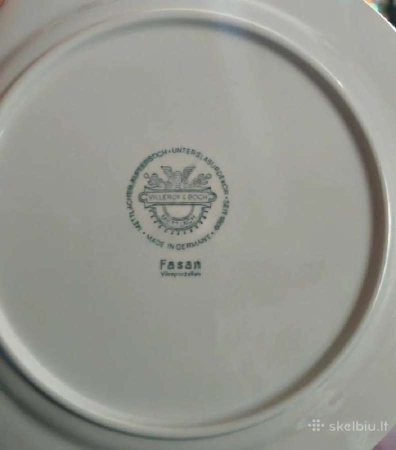 Villeroy & Boch Fasan vakarienės lėkštė - nuotraukos Nr. 3