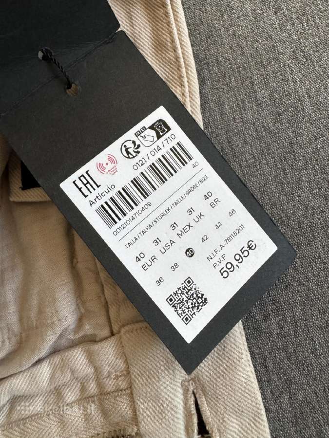 Naujos Massimo Dutti Straight Fit kelnės - nuotraukos Nr. 6