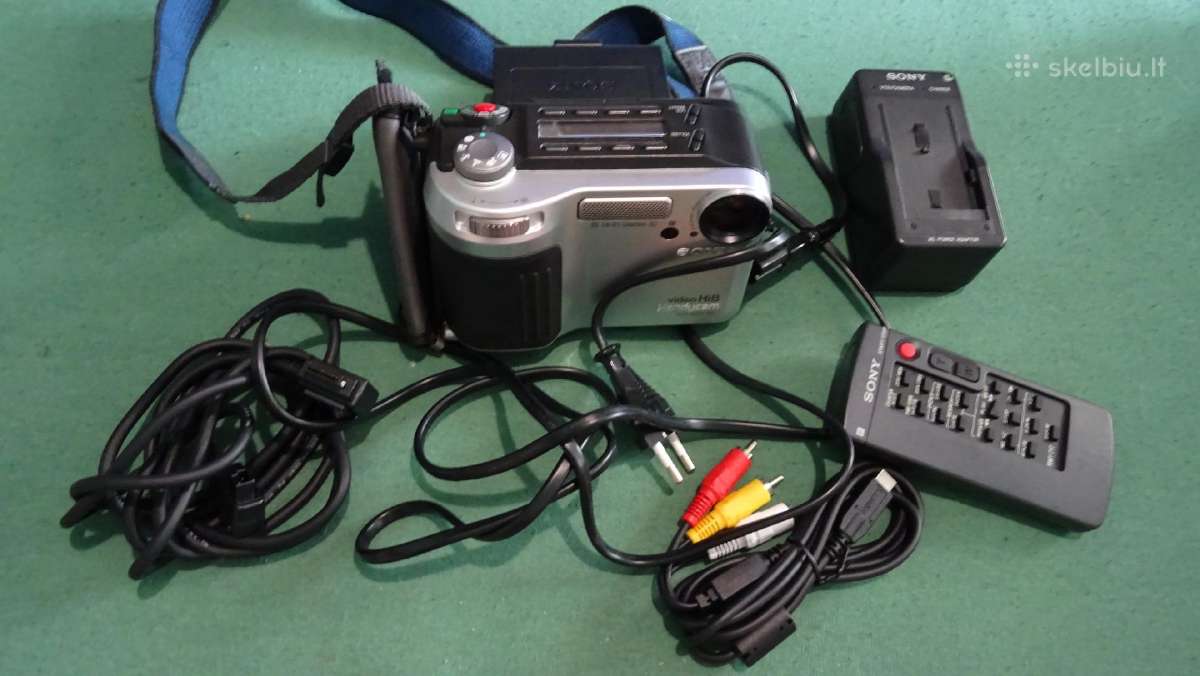 Sony Hi 8 kasetinė analoginė video kamera - nuotraukos Nr. 2