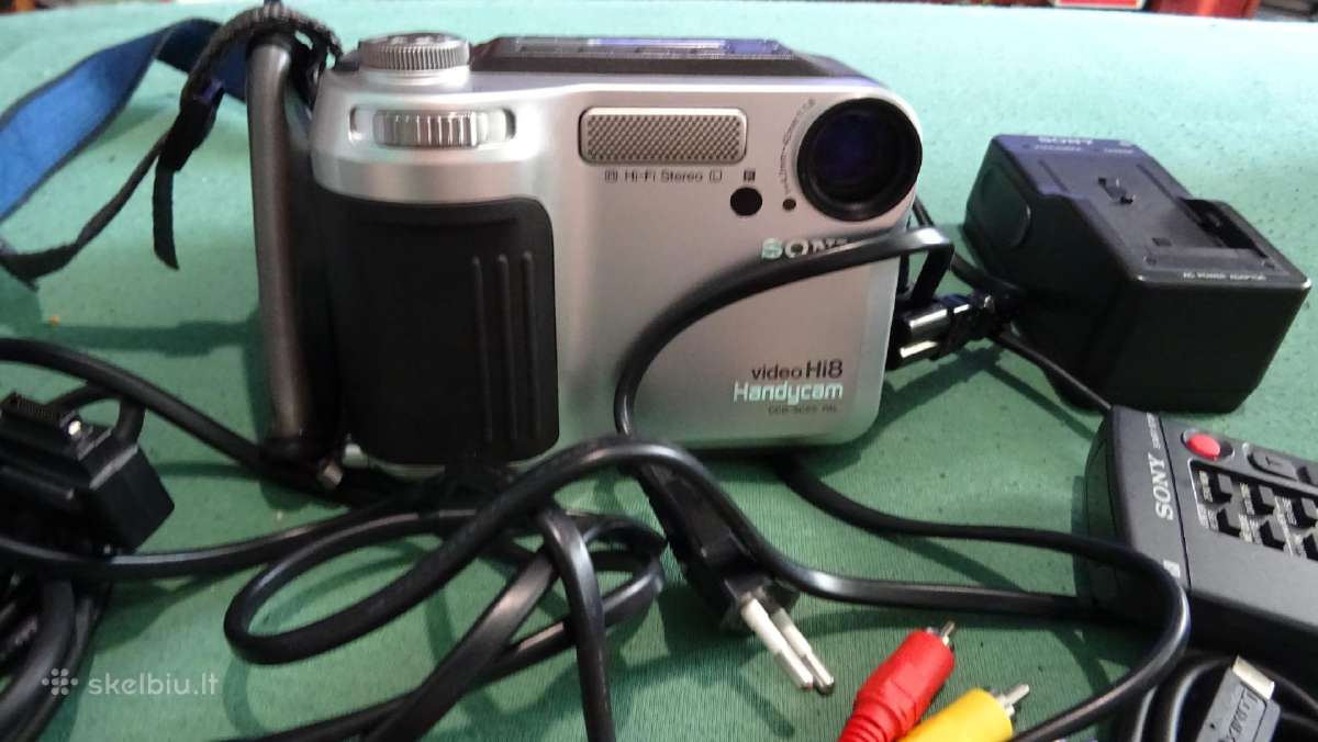 Sony Hi 8 kasetinė analoginė video kamera - nuotraukos Nr. 3