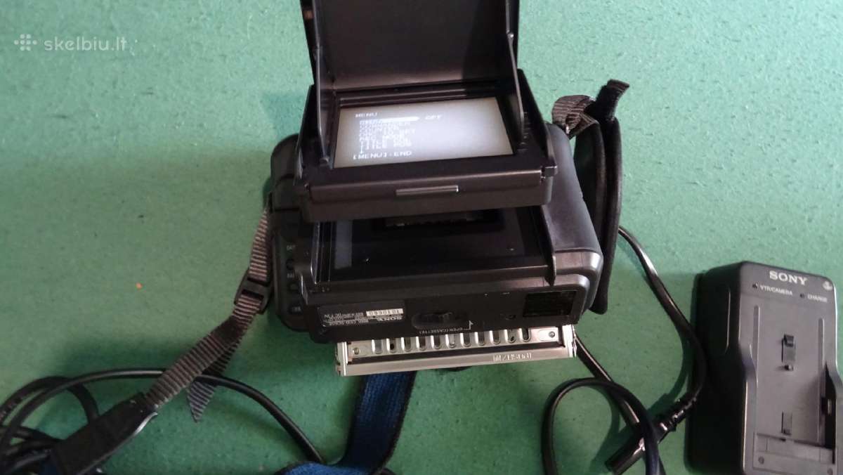 Sony Hi 8 kasetinė analoginė video kamera - nuotraukos Nr. 15