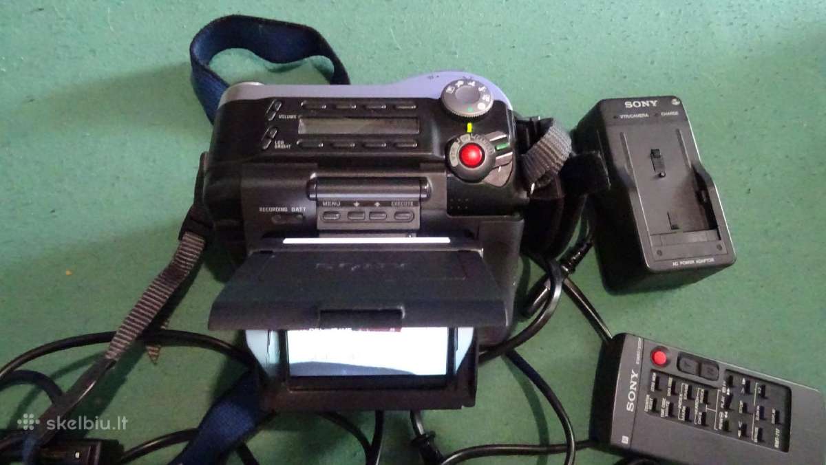 Sony Hi 8 kasetinė analoginė video kamera - nuotraukos Nr. 17