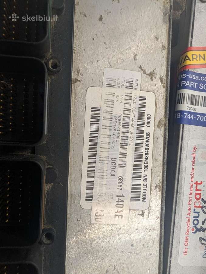 Dodge RAM variklio kompiuteriai Ecu Ecm Pcm - nuotraukos Nr. 3