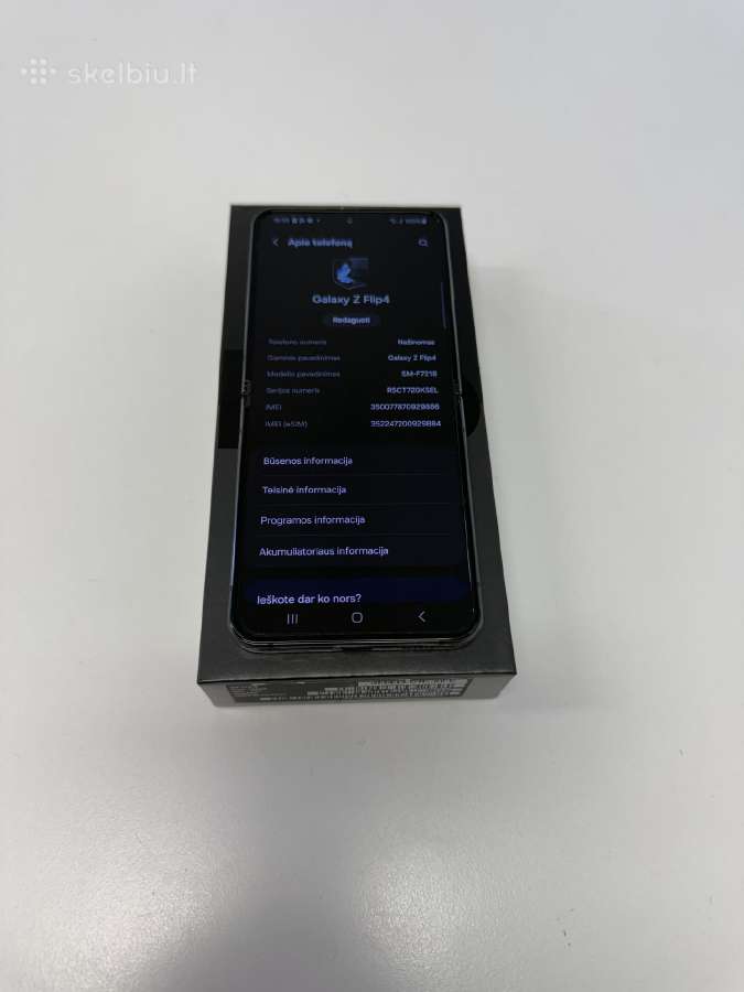 Samsung Flip 4 Graphite - nuotraukos Nr. 3