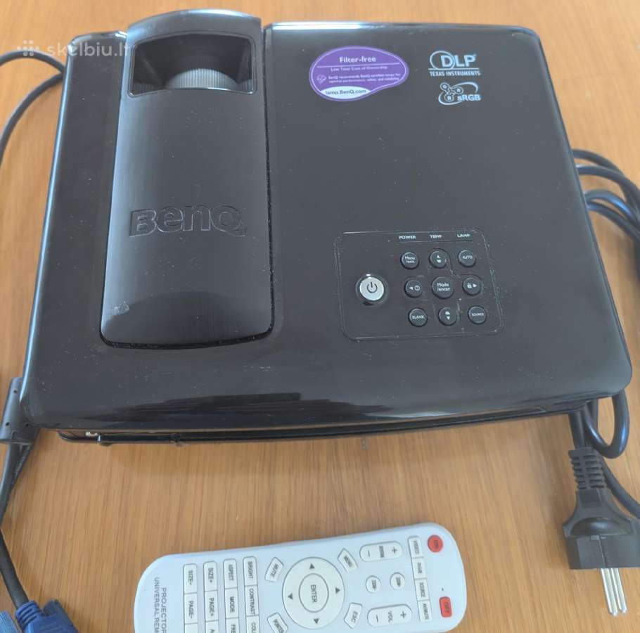 Benq Mp515 projektorius (mažai dirbęs, 568 val.) - nuotraukos Nr. 3