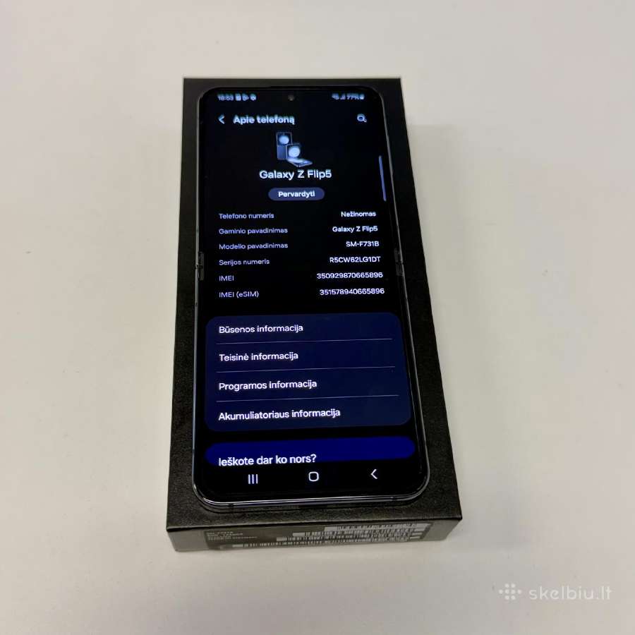 Samsung Flip 5 Graphite - nuotraukos Nr. 3