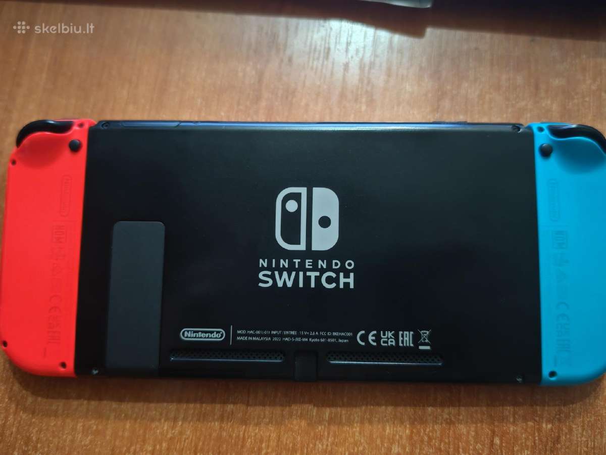 Nintendo Switch 32gb+64gb su garantija - nuotraukos Nr. 4