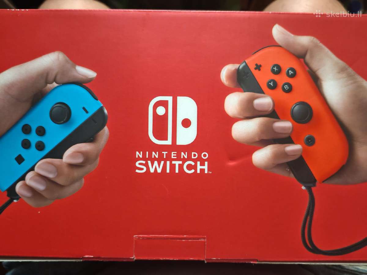 Nintendo Switch 32gb+64gb su garantija - nuotraukos Nr. 2
