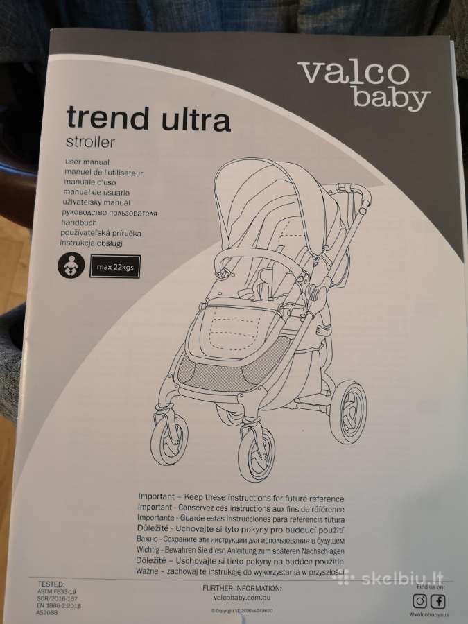 Valco baby snap 4 ultra trend sportinis vežimėlis - nuotraukos Nr. 10