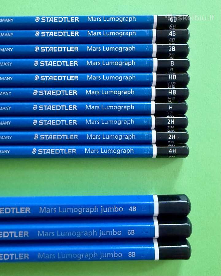 Staedtler naujų pieštukų “Mars Lumograph rinkinys - nuotraukos Nr. 2