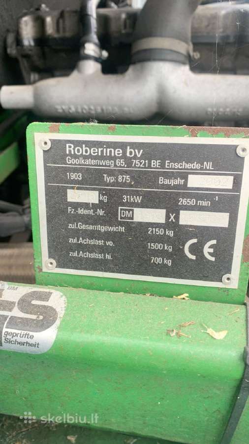 John Deere 1903 Roberine (875) - nuotraukos Nr. 10