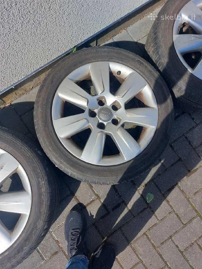 R17 Audi ratlankiai su padangomis - nuotraukos Nr. 5