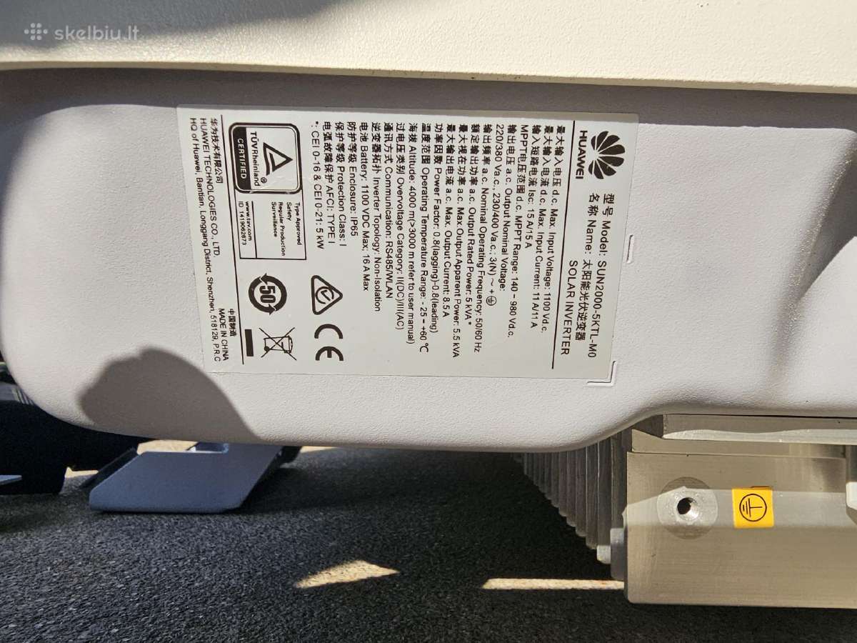 Huawei hibridinis trifazis inverteris 5kw - nuotraukos Nr. 2