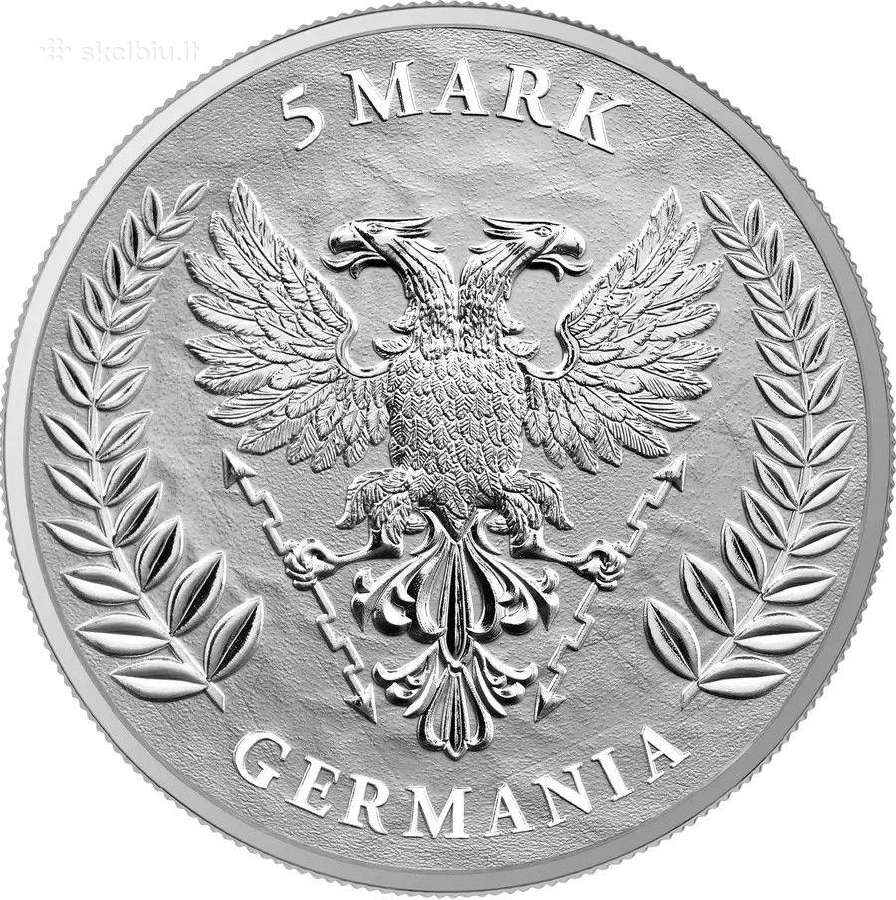 Germania Mint kalyklos sidabriniai medaliai - nuotraukos Nr. 3