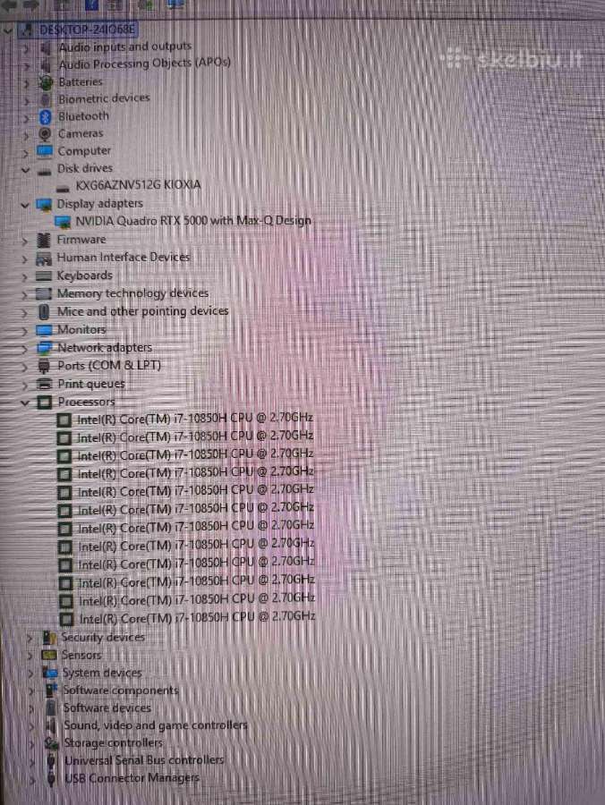 Zbook Fury 17 G7 17.3 Fhd Ips 32gb Rtx 5000 16gb - nuotraukos Nr. 5