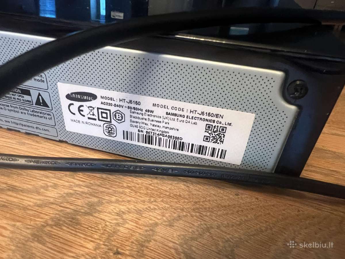 Samsung Ht-j5150 namų kino sistema - nuotraukos Nr. 4