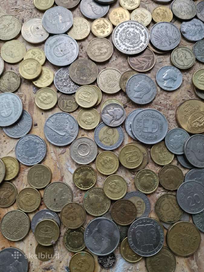 Įvairios monetos 200vnt - nuotraukos Nr. 4