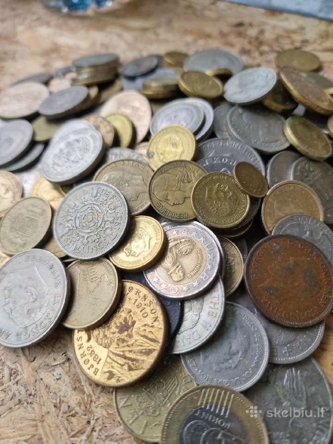 Įvairios monetos 200vnt - nuotraukos Nr. 6
