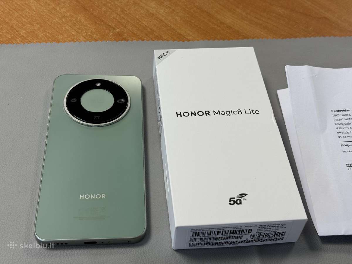 Honor Magic 8 su 512gb kaip naujas su garantija - nuotraukos Nr. 2