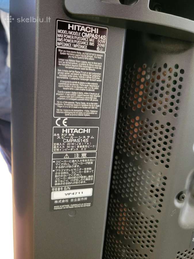 Hitachi televizorius - nuotraukos Nr. 6
