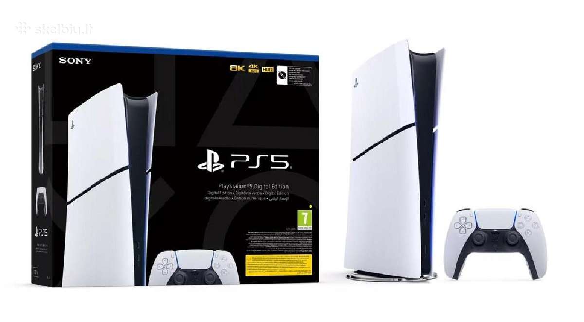 Naujas Playstation 5 Slim Disc Ps Pultelis Digital - nuotraukos Nr. 2