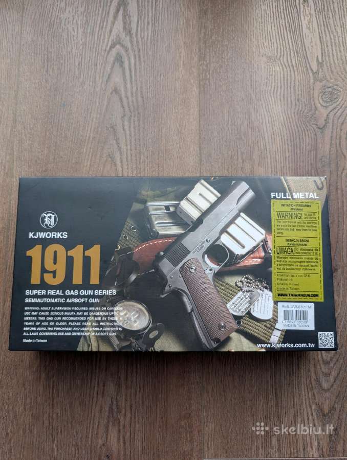 Airsoft pistoletas Kj Works 1911 - nuotraukos Nr. 2