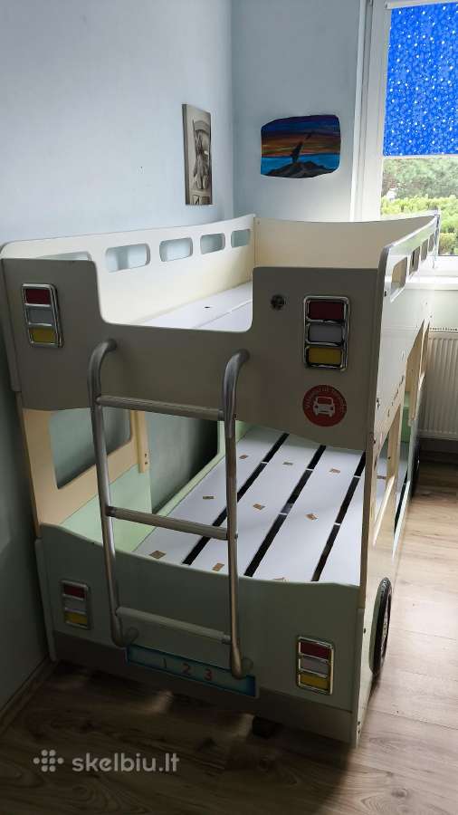Dviejų aukštų vaikų lova-autobusas „Fantasy Bus“ - nuotraukos Nr. 4