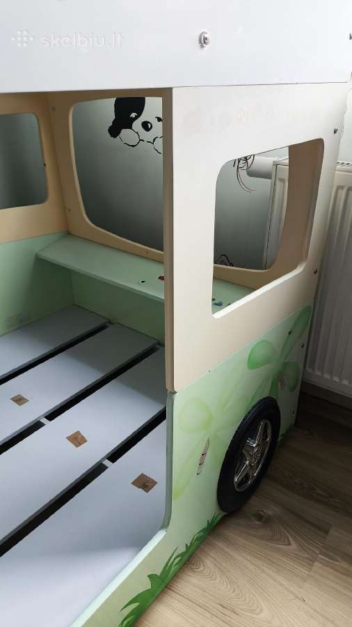 Dviejų aukštų vaikų lova-autobusas „Fantasy Bus“ - nuotraukos Nr. 7