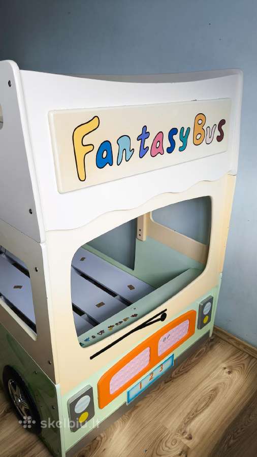 Dviejų aukštų vaikų lova-autobusas „Fantasy Bus“ - nuotraukos Nr. 10